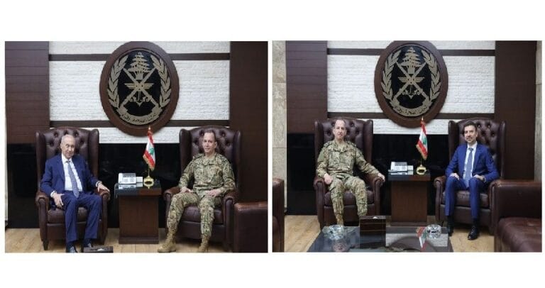 قائد الجيش استقبل مخزومي وسفير لبنان في دولة الإمارات