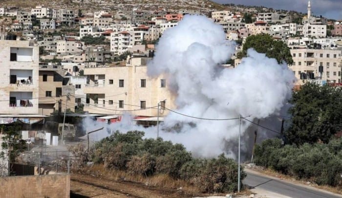 إصابة ضابط وجندي من جيش الاحتلال بتفجير عبوة ناسفة في جنين