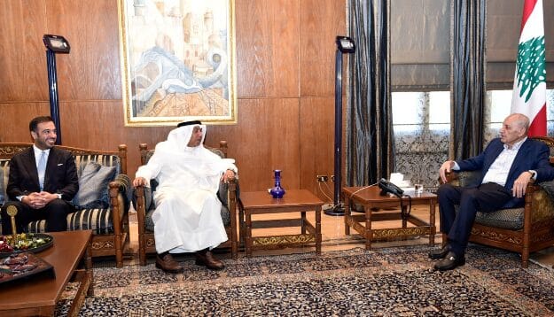 الرئيس بري يستقبل السفير الكويتي