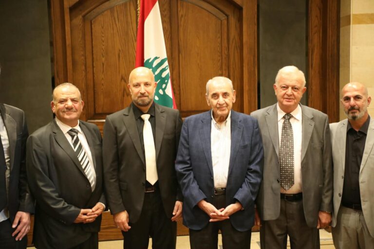 جمعية تجار النبطية تضع ملفاً إنقاذياً أمام الرئيس بري وتطالب بإعلان المحافظة منطقة منكوبة اقتصادياً